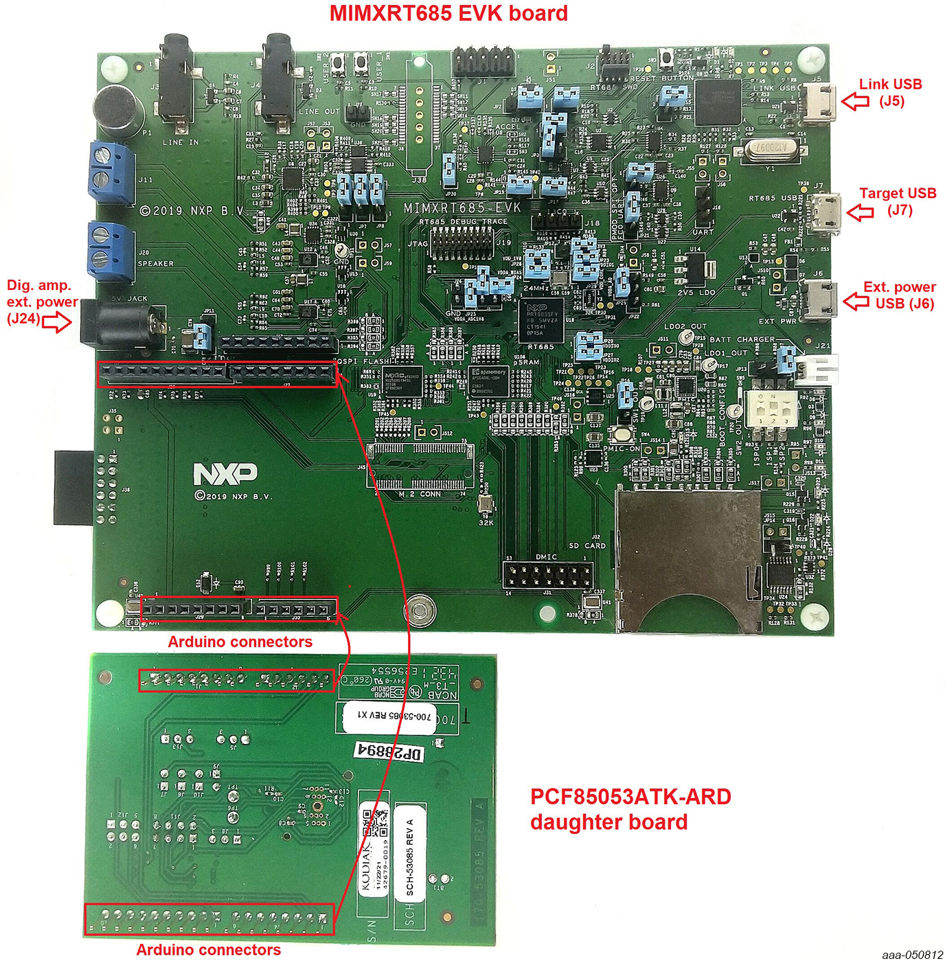 PCF85053ATK-ARD Expansion Board and LPCXpresso55S69