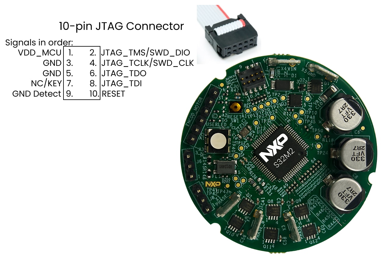 Plug In the JTAG Debug Interface