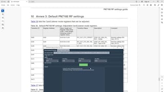 PN7160 RF Settings Command Builder Video